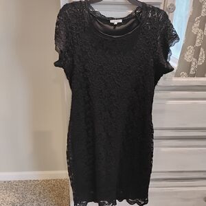 Maurices Black Lace Mini Dress